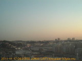 展望カメラtotsucam映像: 戸塚駅周辺から東戸塚方面を望む 2011-11-17(木) dawn