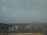 展望カメラtotsucam映像: 戸塚駅周辺から東戸塚方面を望む 2011-11-19(土) dawn