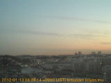 展望カメラtotsucam映像: 戸塚駅周辺から東戸塚方面を望む 2012-01-13(金) dawn