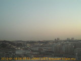 展望カメラtotsucam映像: 戸塚駅周辺から東戸塚方面を望む 2012-01-18(水) dawn