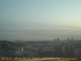 展望カメラtotsucam映像: 戸塚駅周辺から東戸塚方面を望む 2012-01-25(水) dawn