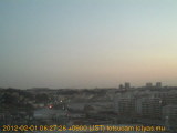 展望カメラtotsucam映像: 戸塚駅周辺から東戸塚方面を望む 2012-02-01(水) dawn