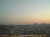 展望カメラtotsucam映像: 戸塚駅周辺から東戸塚方面を望む 2012-02-11(土) dawn