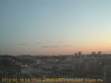 展望カメラtotsucam映像: 戸塚駅周辺から東戸塚方面を望む 2012-02-18(土) dawn