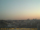 展望カメラtotsucam映像: 戸塚駅周辺から東戸塚方面を望む 2012-02-21(火) dawn