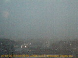 展望カメラtotsucam映像: 戸塚駅周辺から東戸塚方面を望む 2012-02-23(木) dawn