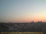 展望カメラtotsucam映像: 戸塚駅周辺から東戸塚方面を望む 2012-03-12(月) dawn