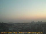 展望カメラtotsucam映像: 戸塚駅周辺から東戸塚方面を望む 2012-03-28(水) dawn