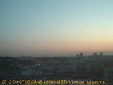 展望カメラtotsucam映像: 戸塚駅周辺から東戸塚方面を望む 2012-04-07(土) dawn