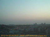 展望カメラtotsucam映像: 戸塚駅周辺から東戸塚方面を望む 2012-04-09(月) dawn