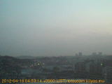 展望カメラtotsucam映像: 戸塚駅周辺から東戸塚方面を望む 2012-04-16(月) dawn