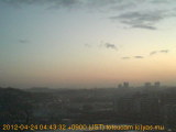 展望カメラtotsucam映像: 戸塚駅周辺から東戸塚方面を望む 2012-04-24(火) dawn