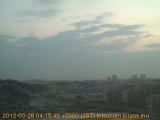 展望カメラtotsucam映像: 戸塚駅周辺から東戸塚方面を望む 2012-05-28(月) dawn