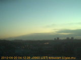 展望カメラtotsucam映像: 戸塚駅周辺から東戸塚方面を望む 2012-06-20(水) dawn