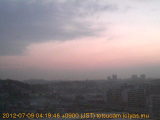 展望カメラtotsucam映像: 戸塚駅周辺から東戸塚方面を望む 2012-07-09(月) dawn