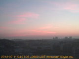 展望カメラtotsucam映像: 戸塚駅周辺から東戸塚方面を望む 2012-07-11(水) dawn