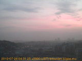 展望カメラtotsucam映像: 戸塚駅周辺から東戸塚方面を望む 2012-07-26(木) dawn