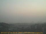 展望カメラtotsucam映像: 戸塚駅周辺から東戸塚方面を望む 2012-07-27(金) dawn