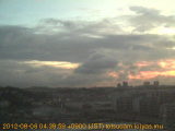 展望カメラtotsucam映像: 戸塚駅周辺から東戸塚方面を望む 2012-08-06(月) dawn