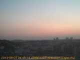 展望カメラtotsucam映像: 戸塚駅周辺から東戸塚方面を望む 2012-08-07(火) dawn