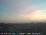 展望カメラtotsucam映像: 戸塚駅周辺から東戸塚方面を望む 2012-08-25(土) dawn