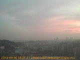 展望カメラtotsucam映像: 戸塚駅周辺から東戸塚方面を望む 2012-09-30(日) dawn
