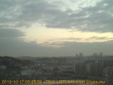 展望カメラtotsucam映像: 戸塚駅周辺から東戸塚方面を望む 2012-10-17(水) dawn