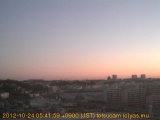 展望カメラtotsucam映像: 戸塚駅周辺から東戸塚方面を望む 2012-10-24(水) dawn