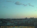 展望カメラtotsucam映像: 戸塚駅周辺から東戸塚方面を望む 2012-11-18(日) dawn