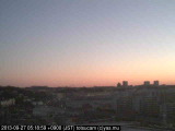 展望カメラtotsucam映像: 戸塚駅周辺から東戸塚方面を望む 2013-09-27(金) dawn