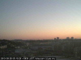展望カメラtotsucam映像: 戸塚駅周辺から東戸塚方面を望む 2013-09-28(土) dawn