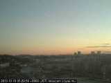 展望カメラtotsucam映像: 戸塚駅周辺から東戸塚方面を望む 2013-10-10(木) dawn