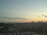 展望カメラtotsucam映像: 戸塚駅周辺から東戸塚方面を望む 2013-10-21(月) dawn