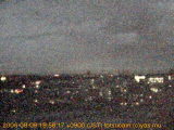 展望カメラtotsucam映像: 戸塚駅周辺から東戸塚方面を望む 2006-08-09(水) dusk