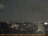 展望カメラtotsucam映像: 戸塚駅周辺から東戸塚方面を望む 2007-10-19(金) dusk