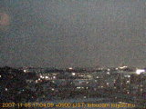 展望カメラtotsucam映像: 戸塚駅周辺から東戸塚方面を望む 2007-11-05(月) dusk