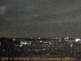 展望カメラtotsucam映像: 戸塚駅周辺から東戸塚方面を望む 2007-11-19(月) dusk