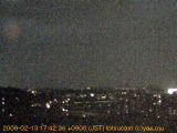 展望カメラtotsucam映像: 戸塚駅周辺から東戸塚方面を望む 2009-02-13(金) dusk