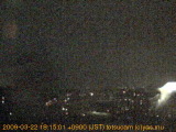 展望カメラtotsucam映像: 戸塚駅周辺から東戸塚方面を望む 2009-03-22(日) dusk
