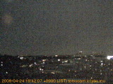 展望カメラtotsucam映像: 戸塚駅周辺から東戸塚方面を望む 2009-04-24(金) dusk