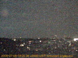 展望カメラtotsucam映像: 戸塚駅周辺から東戸塚方面を望む 2009-07-09(木) dusk