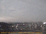 展望カメラtotsucam映像: 戸塚駅周辺から東戸塚方面を望む 2009-07-19(日) dusk
