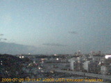展望カメラtotsucam映像: 戸塚駅周辺から東戸塚方面を望む 2009-07-26(日) dusk