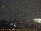 展望カメラtotsucam映像: 戸塚駅周辺から東戸塚方面を望む 2009-09-30(水) dusk