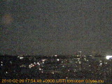 展望カメラtotsucam映像: 戸塚駅周辺から東戸塚方面を望む 2010-02-26(金) dusk