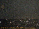 展望カメラtotsucam映像: 戸塚駅周辺から東戸塚方面を望む 2010-09-23(木) dusk