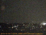展望カメラtotsucam映像: 戸塚駅周辺から東戸塚方面を望む 2010-10-19(火) dusk