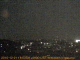 展望カメラtotsucam映像: 戸塚駅周辺から東戸塚方面を望む 2010-12-21(火) dusk