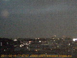 展望カメラtotsucam映像: 戸塚駅周辺から東戸塚方面を望む 2011-02-19(土) dusk