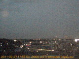 展望カメラtotsucam映像: 戸塚駅周辺から東戸塚方面を望む 2011-02-27(日) dusk
